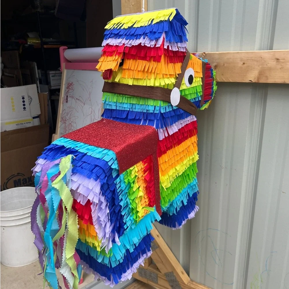 Colorful Donkey Pinata for Kids - Picture 3 of 8